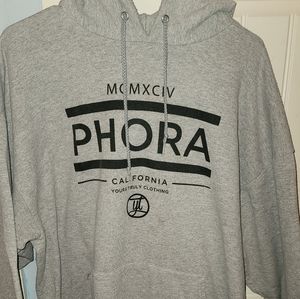 Men's Yours Truly Clothing, Phora Gray Hoodie